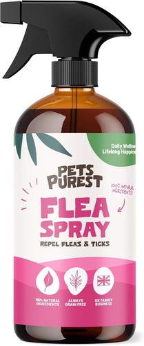 Pets purest flea spray - spray, for
