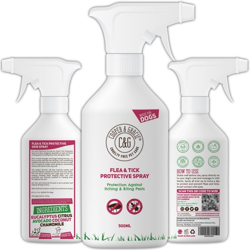 Flea tick spray - spray, dogs